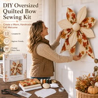 🎀 Oversized Quilted Bow Sewing Kit