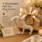 ⭐Handmade Abstract Person and Dog Figurine 🐕❤️