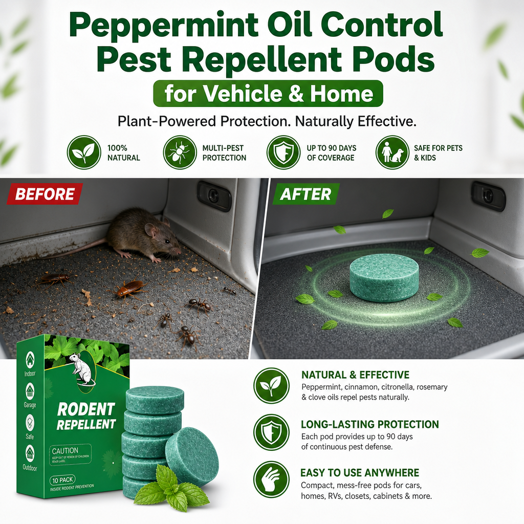 Rodent Repellent PeppermintOil Control Pest Repellent Pods