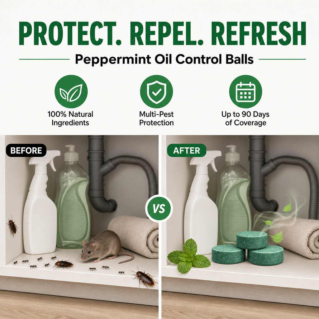 Rodent Repellent PeppermintOil Control Pest Repellent Pods